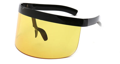 Shield Style Sun Glasses