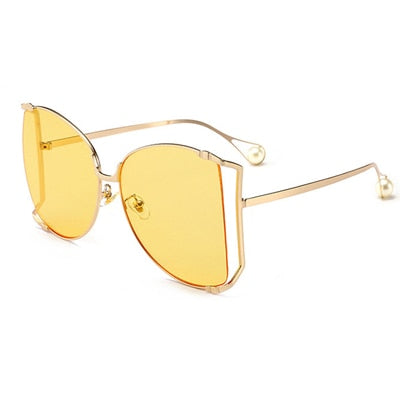 Clear Shade Oversized Sunglasses