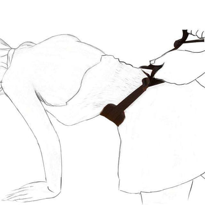 Adjustable Woman Restraints Collar Handcuffs & Ankle Cuffs