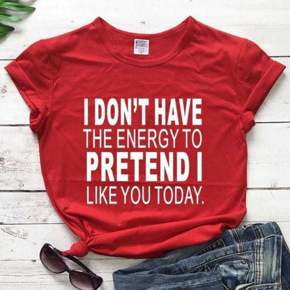 I don't have the Energy