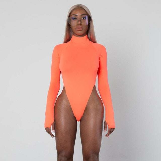 Neon Long Sleeve Bodysuit