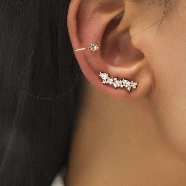 Non pierced hot sale ear climbers