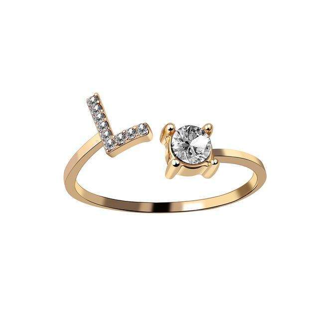 A-Z Letter Adjustable Ring - My True Savage 