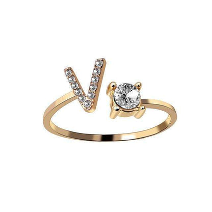 A-Z Letter Adjustable Ring - My True Savage 