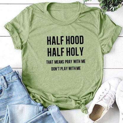 Half Hood Tee - My True Savage 