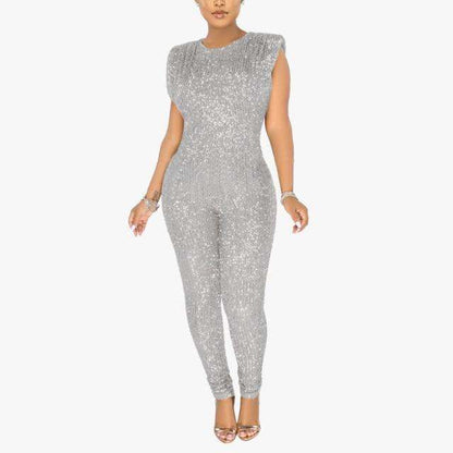Shinny Party Jumpsuit - My True Savage 